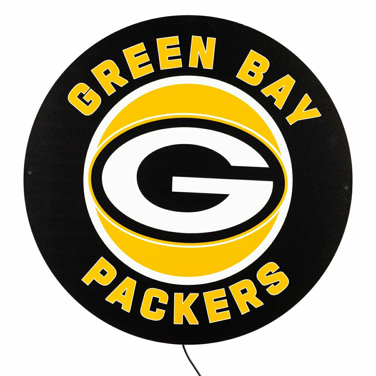 LED Wall Decor, Round, Green Bay Packers, NFL, Home