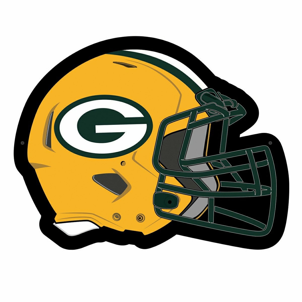 LED Wall Decor, Helmet, Green Bay Packers, NFL, Home