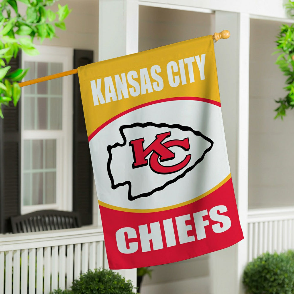 Kansas City Chiefs Suede House Flag, NFL