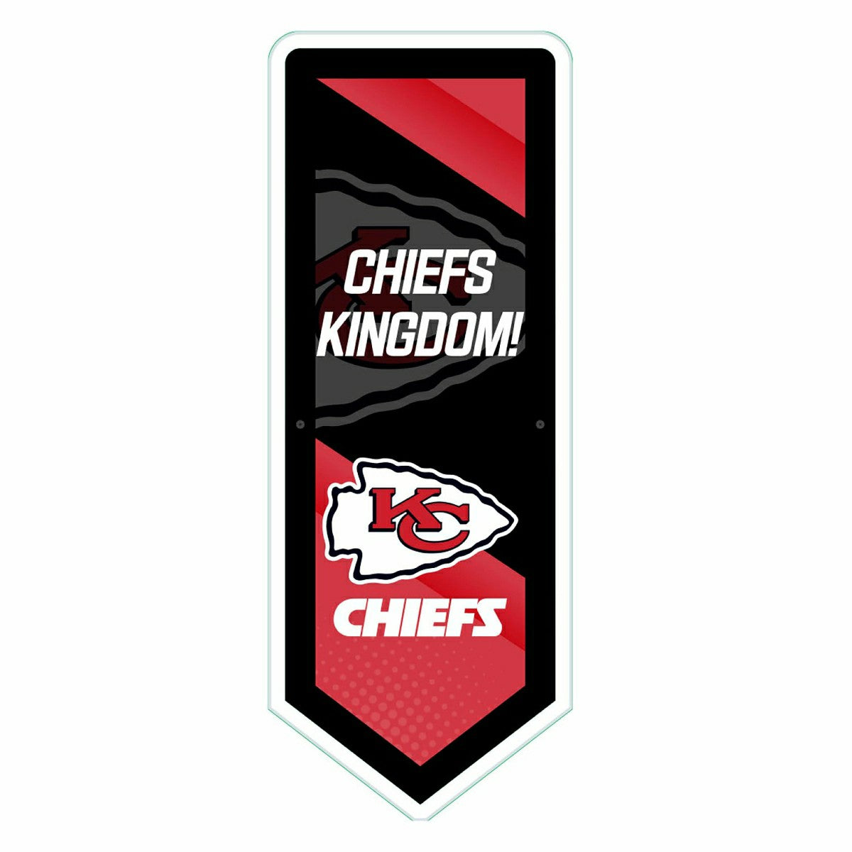 LED Wall Decor, Pennant, Kansas City Chiefs, NFL, Home