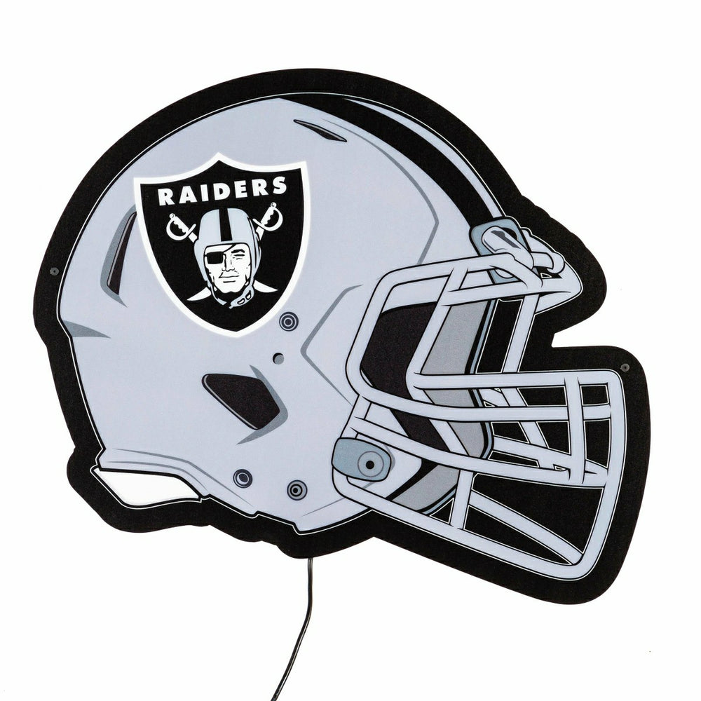 LED Wall Decor, Helmet, Las Vegas Raiders, NFL, Home