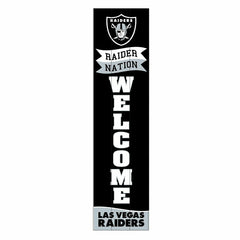 Las Vegas Raiders Large Single Sided Leaner, 46", NFL, Home