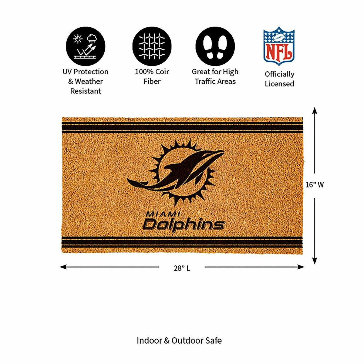Miami Dolphins, Coir Mat 1C, NFL