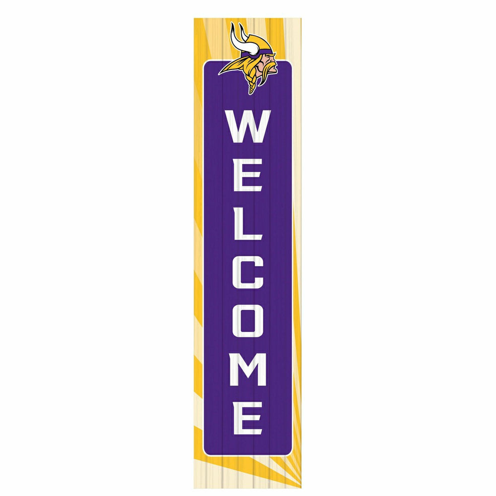Minnesota Vikings Summer Seasonal Single Sided Large Leaner, 46", NFL, Home