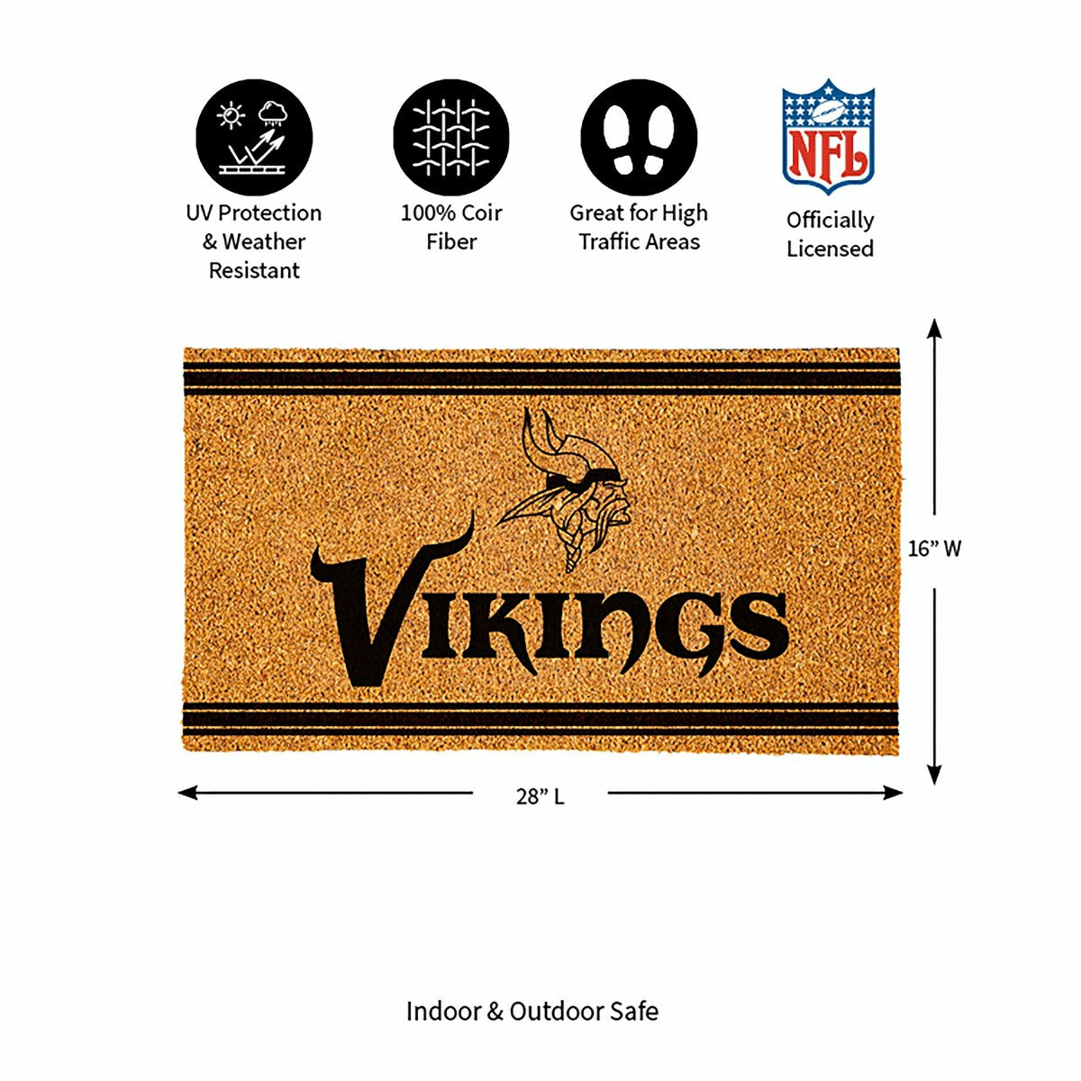 Minnesota Vikings, Coir Mat 1C, NFL