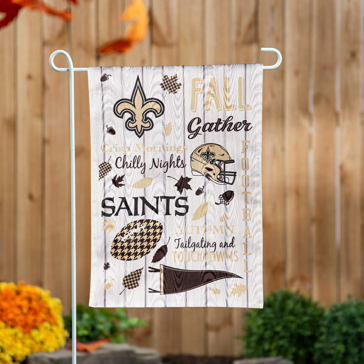 New Orleans Saints, Moire Flag, GDN, Fall Seasonal, NFL, Home