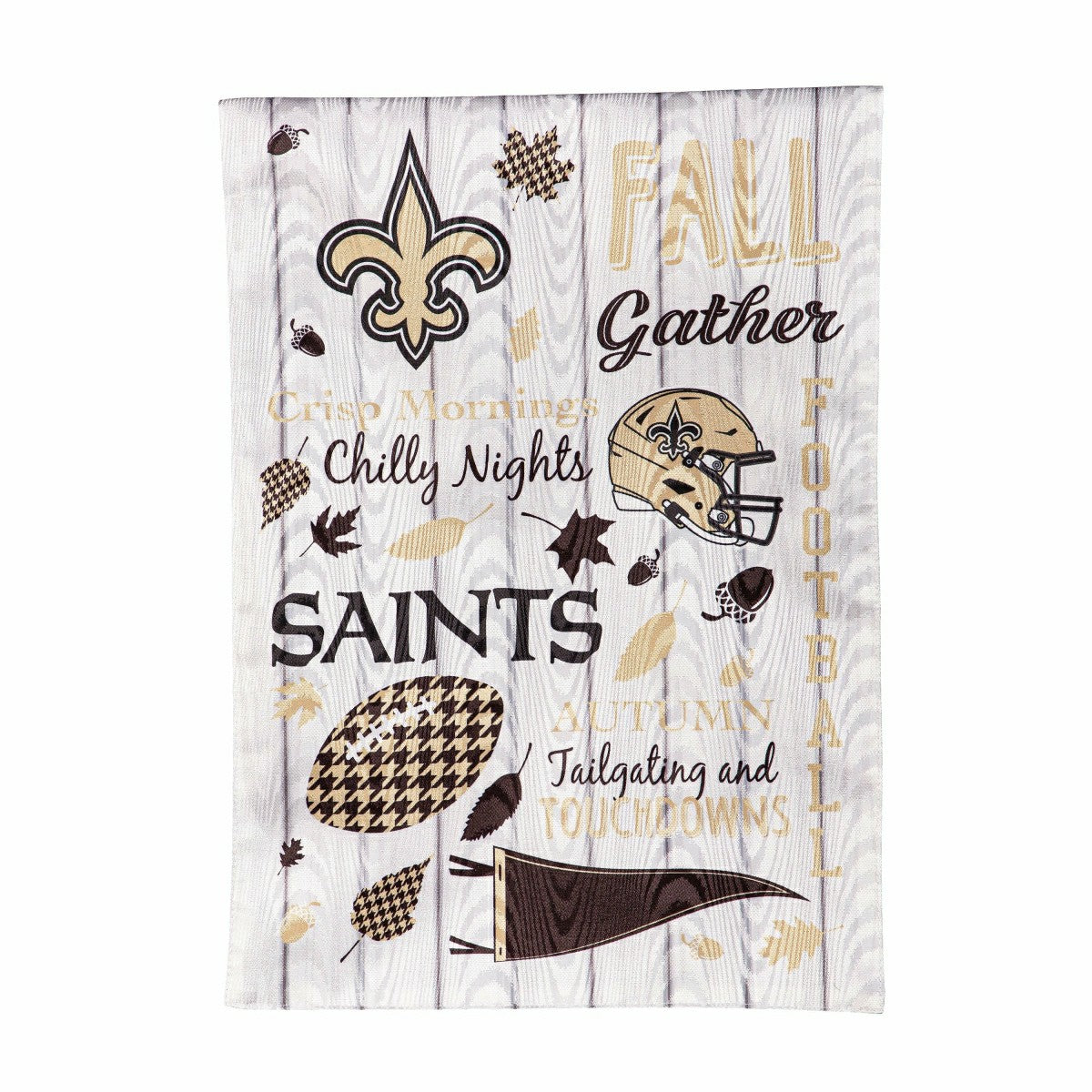 New Orleans Saints, Moire Flag, GDN, Fall Seasonal, NFL, Home