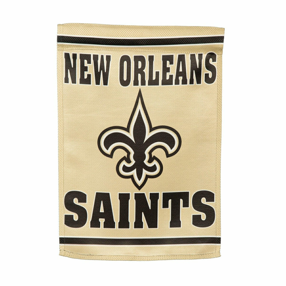 Embossed Suede Flag, GDN Size, New Orleans Saints, NFL, Home