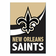 New Orleans Saints Burlap Flag House Size, NFL, Home