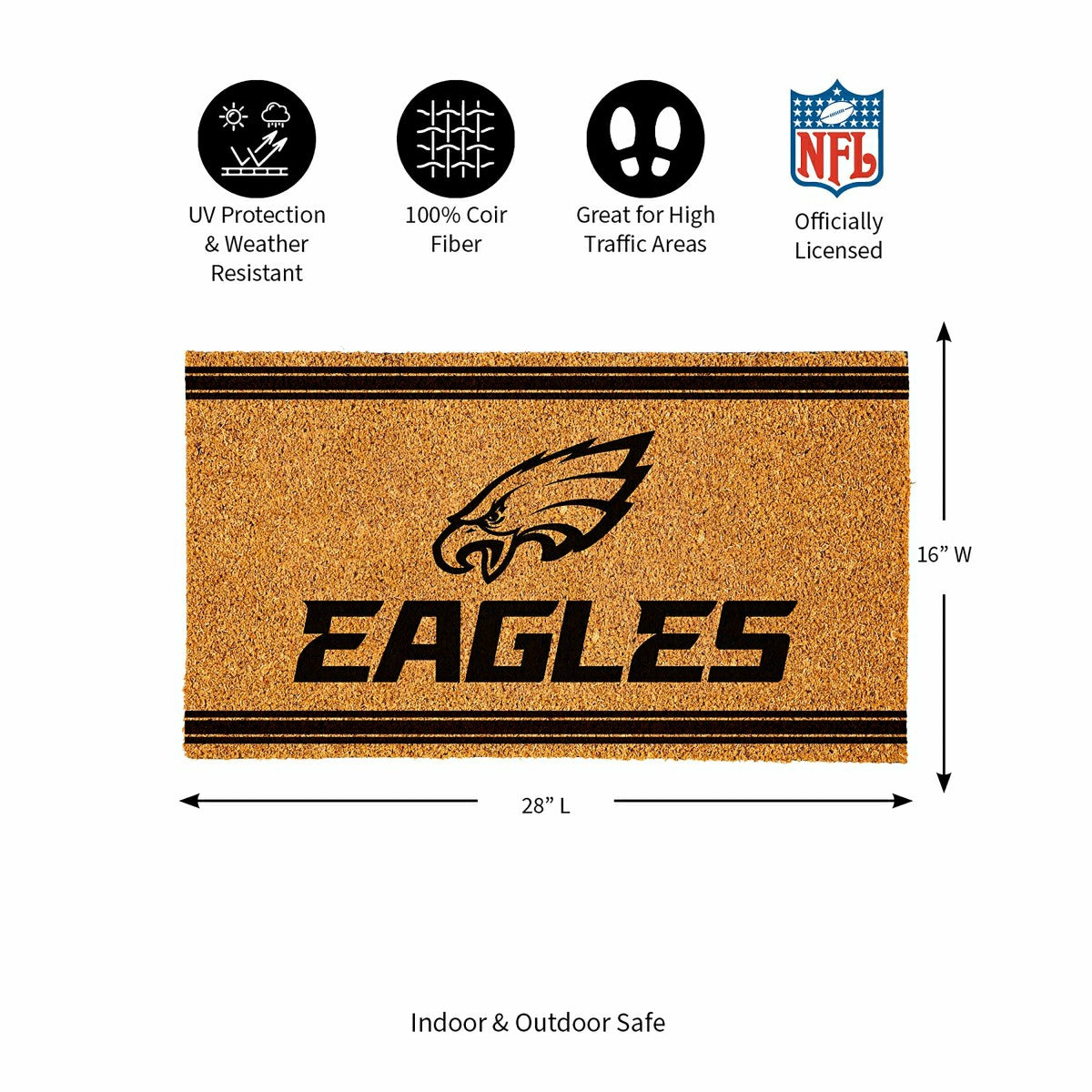Philadelphia Eagles, Coir Mat 1C, NFL