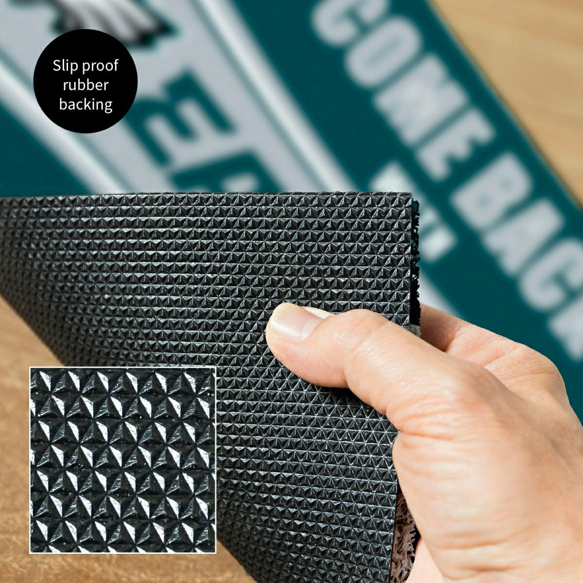 28" x 16" PVC Trapper Mat, Come Back with Tickets, Philadelphia Eagles, NFL