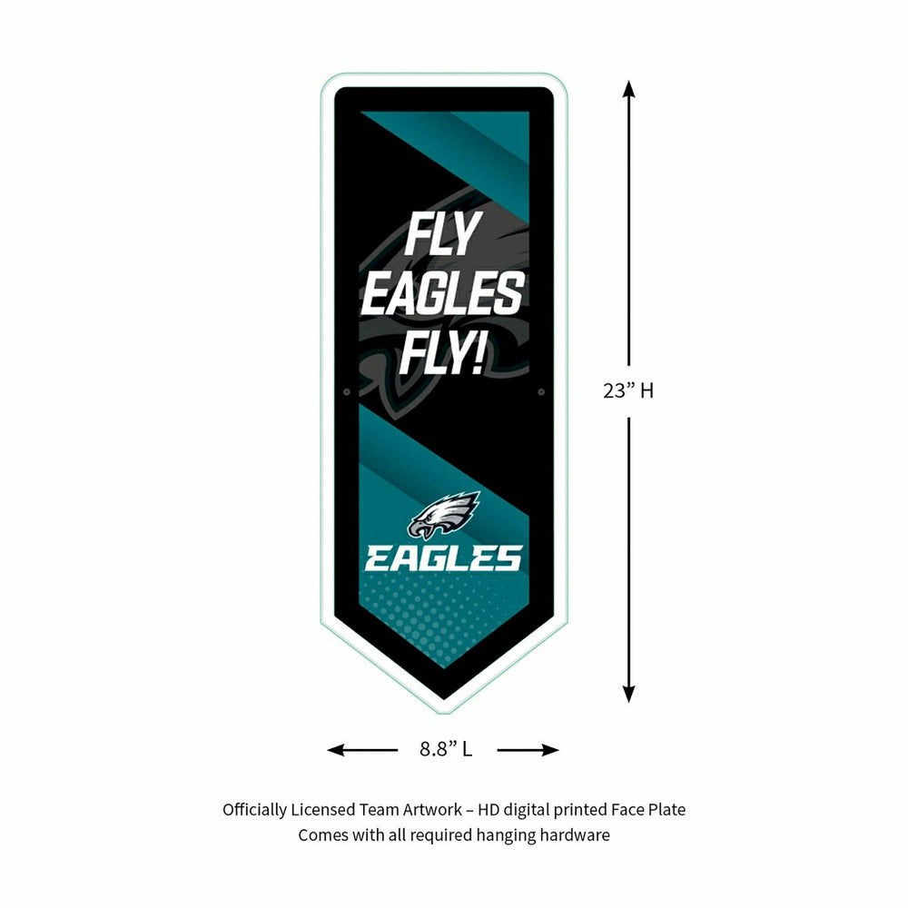 LED Wall Decor, Pennant, Philadelphia Eagles, NFL, Home