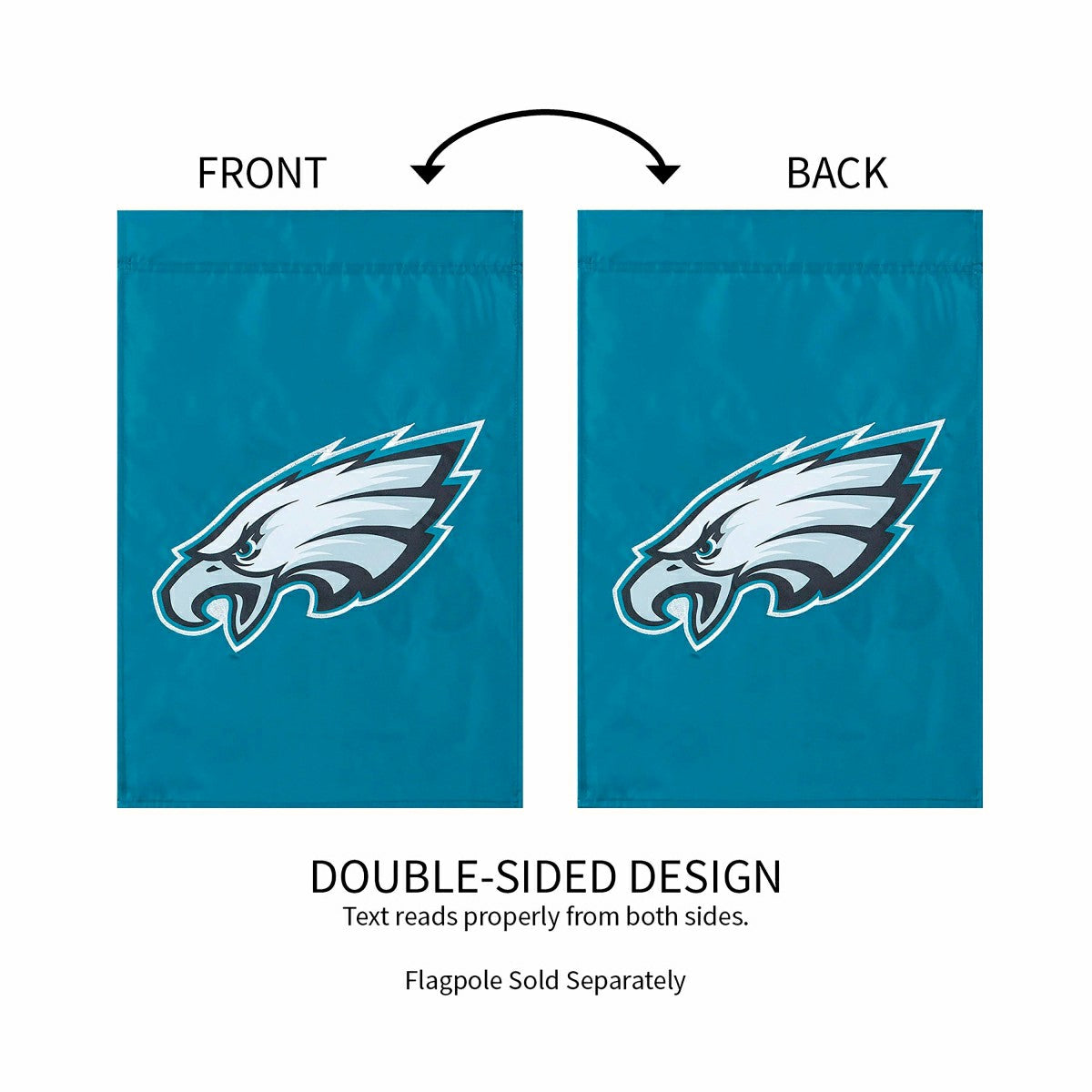 Philadelphia Eagles Applique Garden Flag, NFL, Home