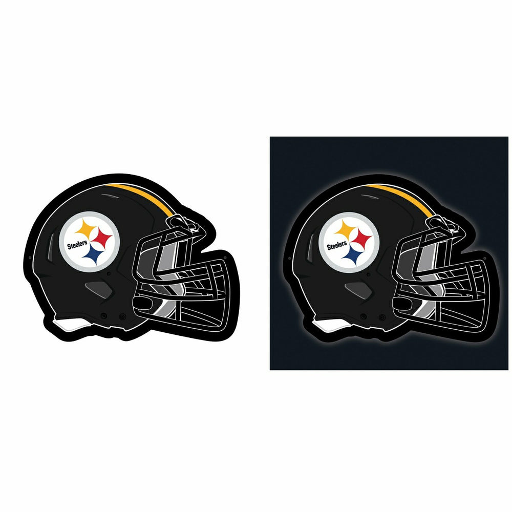 LED Wall Decor, Helmet, Pittsburgh Steelers, NFL, Home