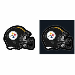 LED Wall Decor, Helmet, Pittsburgh Steelers, NFL, Home
