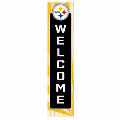 Pittsburgh Steelers Summer Seasonal Single Sided Large Leaner, 46", NFL, Home