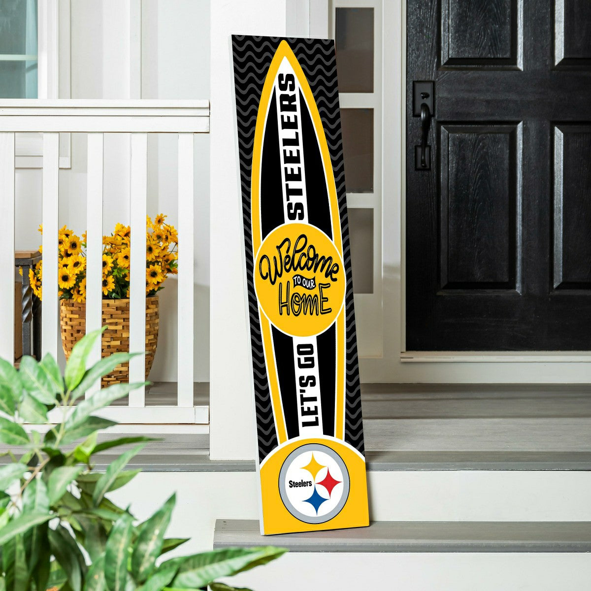 Pittsburgh Steelers Summer Seasonal Surfboard ECM Exclusive 47" Single, NFL, Home