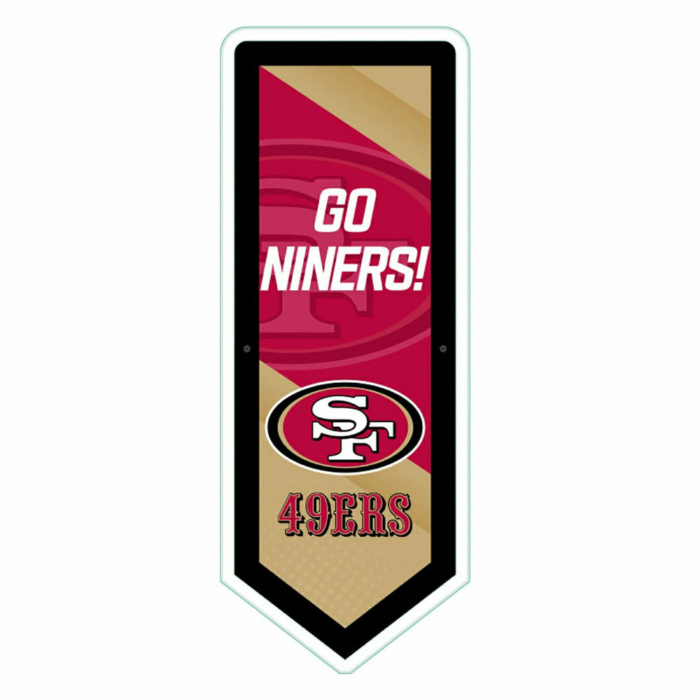 LED Wall Decor, Pennant, San Francisco 49ers, NFL, Home