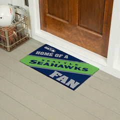 Seattle Seahawks, PVC Mat COLOR, Home of a Fan, NFL
