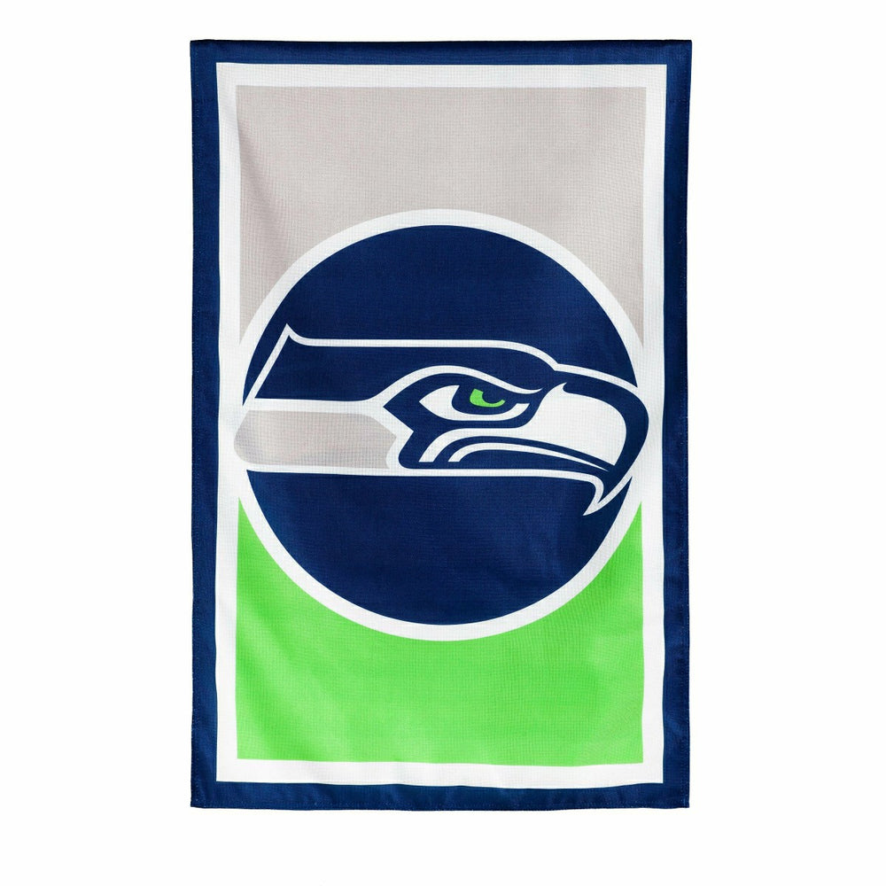 Flag, DS New Burlap, Reg, Seattle Seahawks, NFL, Home