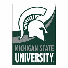 Michigan State University Burlap House Flag, Home, Collegiate