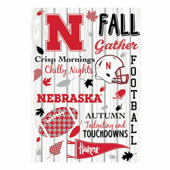 University of Nebraska, Moire Flag, House Size, Fall Seasonal, Home, Collegiate