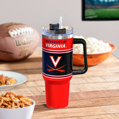 40oz Stainless Steel Canyon Cup w/ Straw, Arizona Cardinals, Home