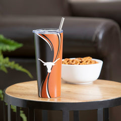 Stainless Steel Tumbler, 20oz, University of Texas, Home, Collegiate