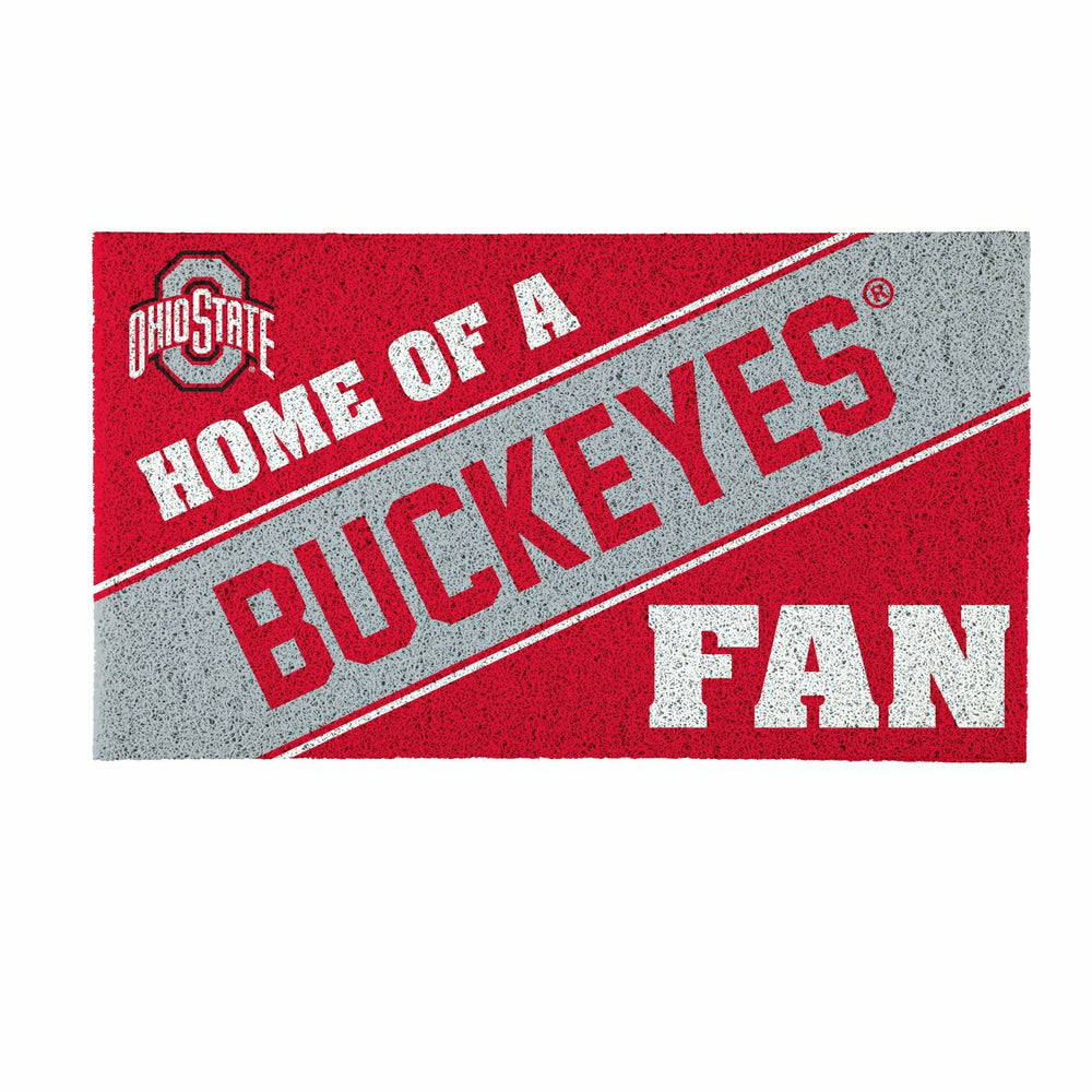 Ohio State University, PVC Mat COLOR, Home of a Fan, Collegiate