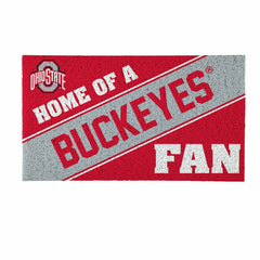 Ohio State University, PVC Mat COLOR, Home of a Fan, Collegiate