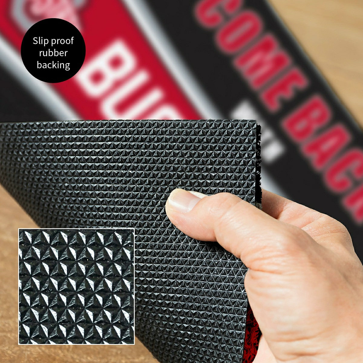 28" x 16" PVC Trapper Mat, Come Back with Tickets, Ohio State Universi, Collegiate