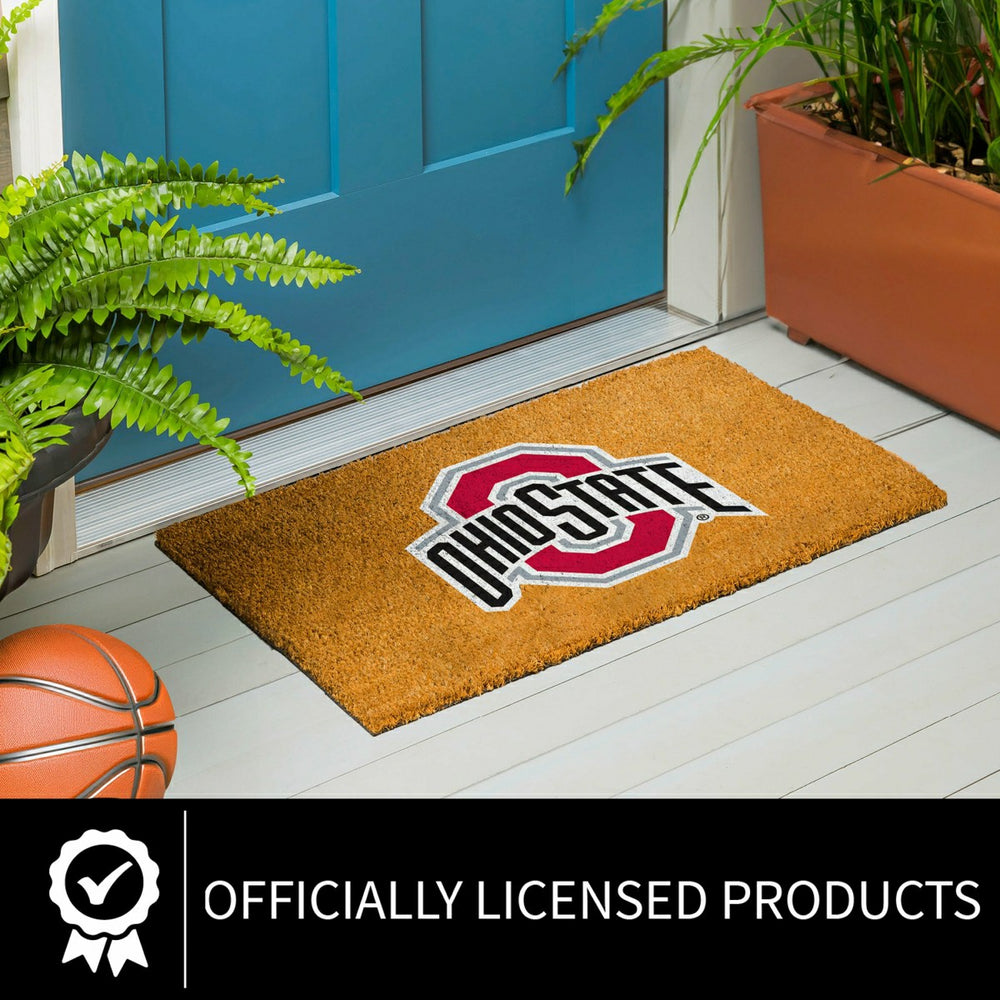 Coir Mat, 16"x28", Ohio State University, Collegiate