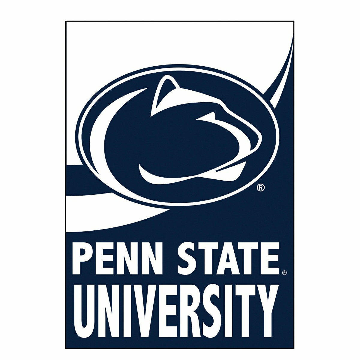 Penn State Burlap Flag GDN Size, Collegiate, Home