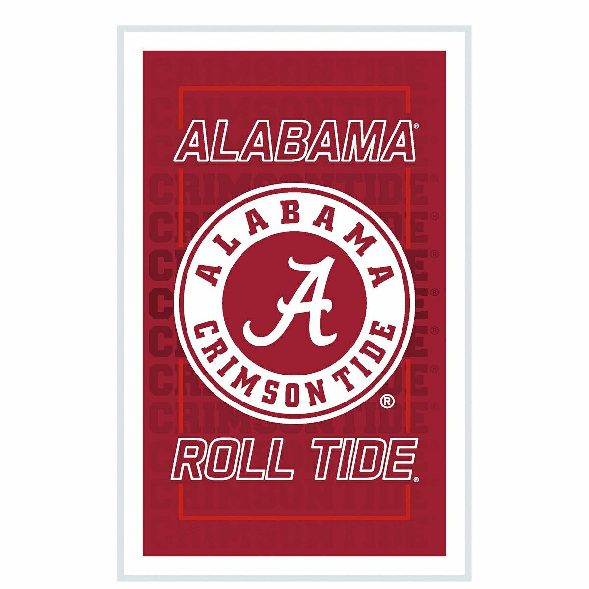University of Alabama College Rectangle Neolite LED Decor, Collegiate, Home