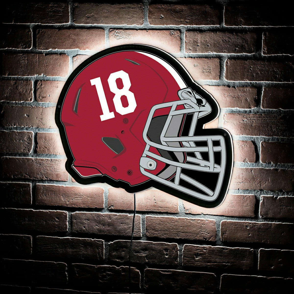 LED Wall Decor, Helmet, University of Alabama, Collegiate, Home