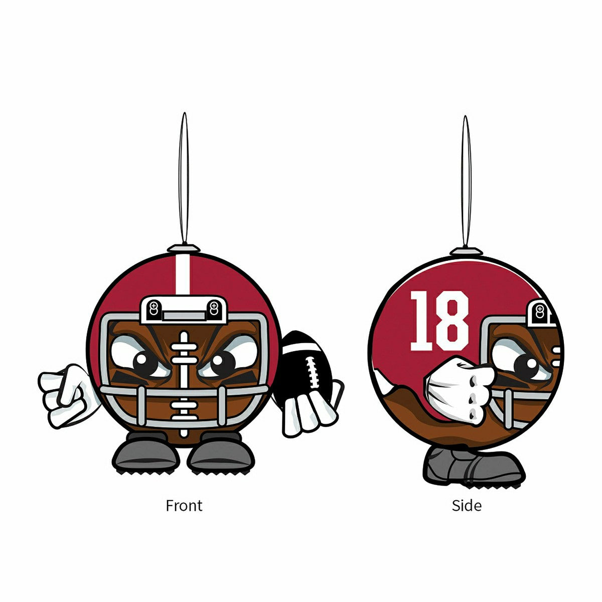 University of Alabama, Ball Head Ornament, Collegiate, Home