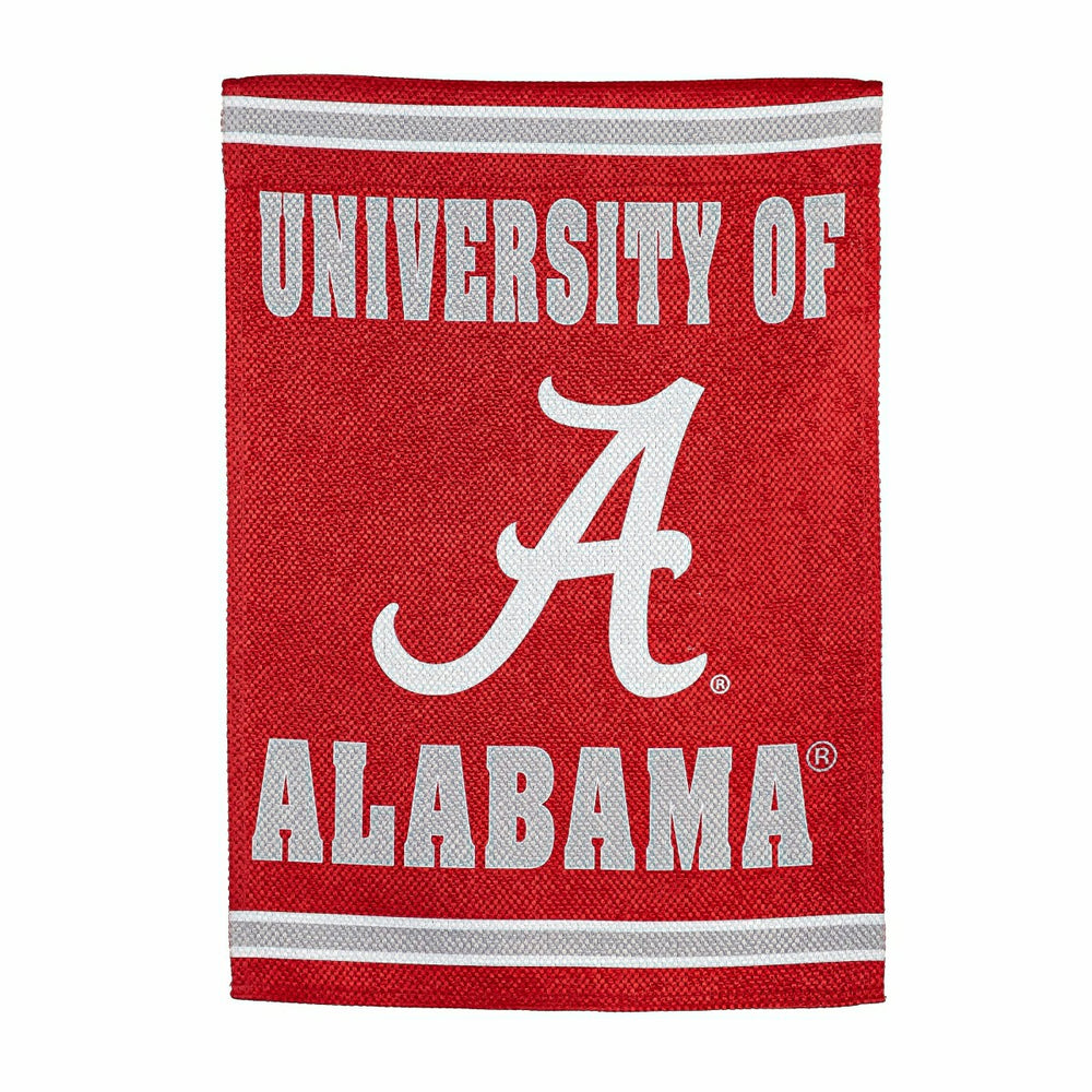 Embossed Suede Flag, GDN Size, University of Alabama, Collegiate, Home