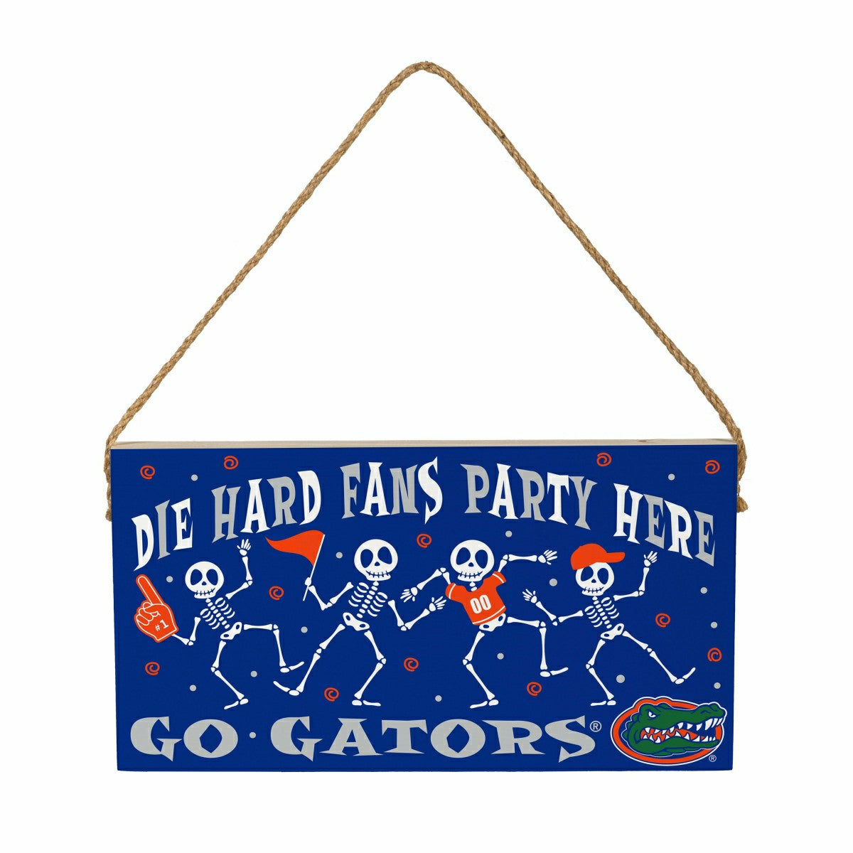 University of Florida Halloween Wood Wall Sign, 6x11, Collegiate, Home