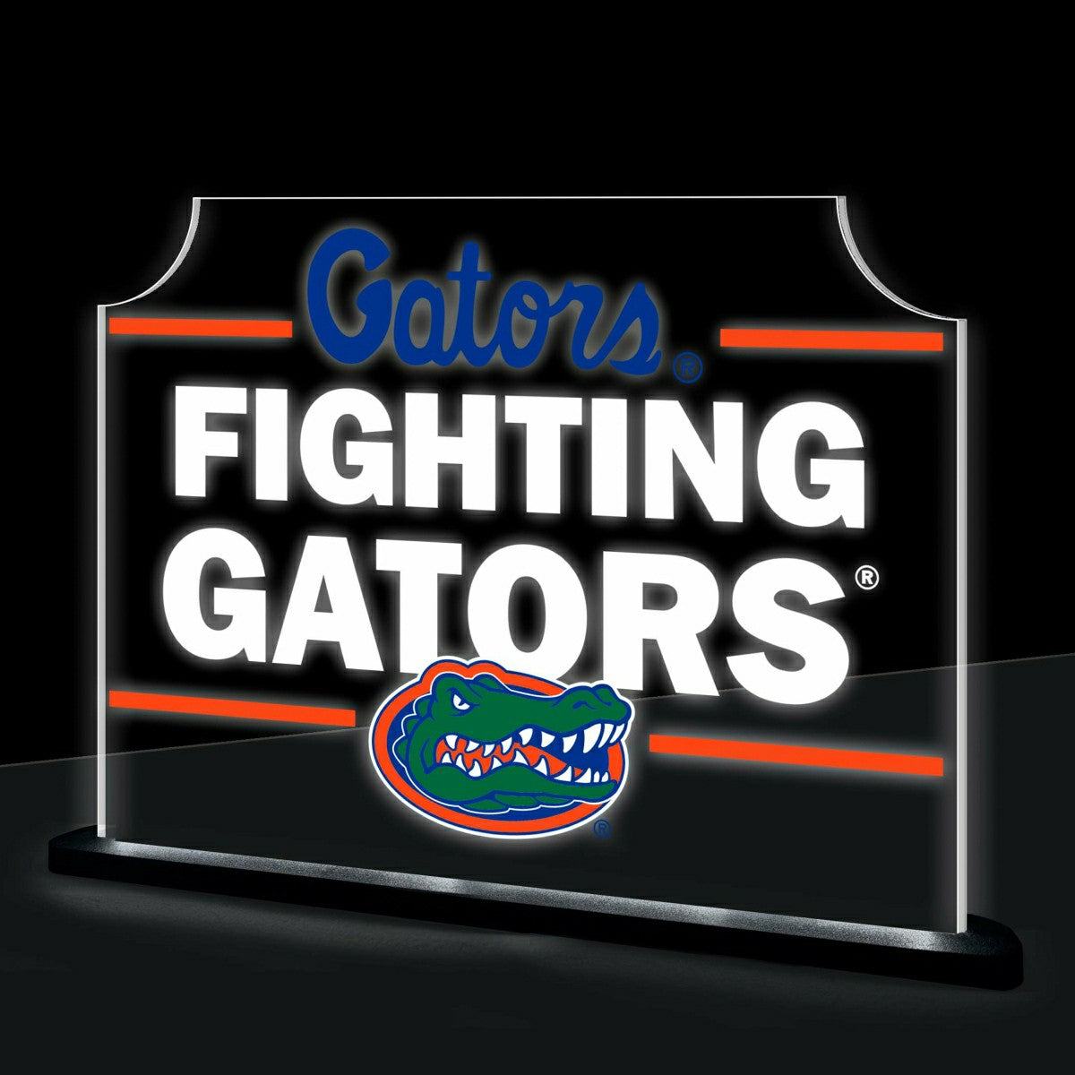 University of Florida College Rectangle Desklite LED Decor, Collegiate, Home