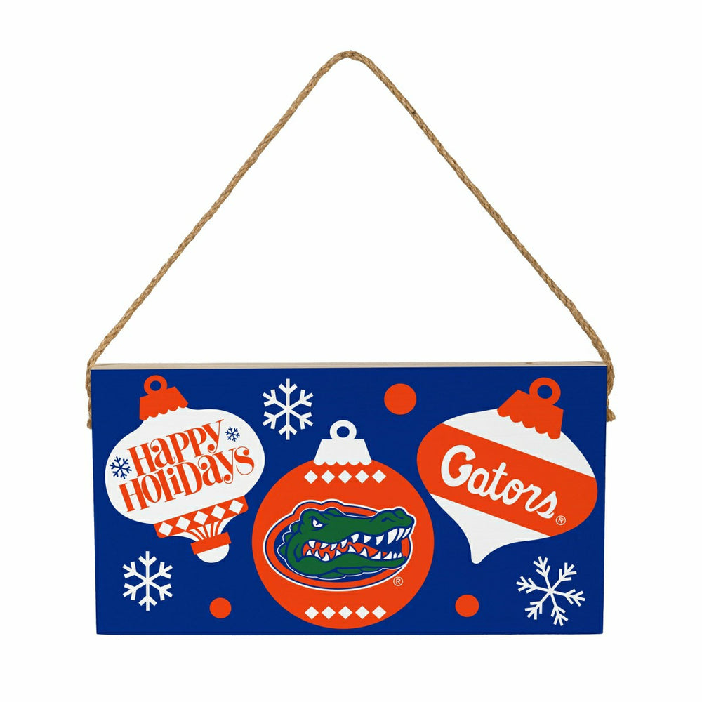University of Florida Holiday Wood Wall Sign, 6x11, Collegiate, Home