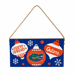 University of Florida Holiday Wood Wall Sign, 6x11, Collegiate, Home