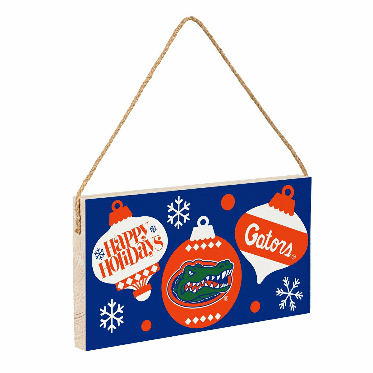 University of Florida Holiday Wood Wall Sign, 6x11, Collegiate, Home