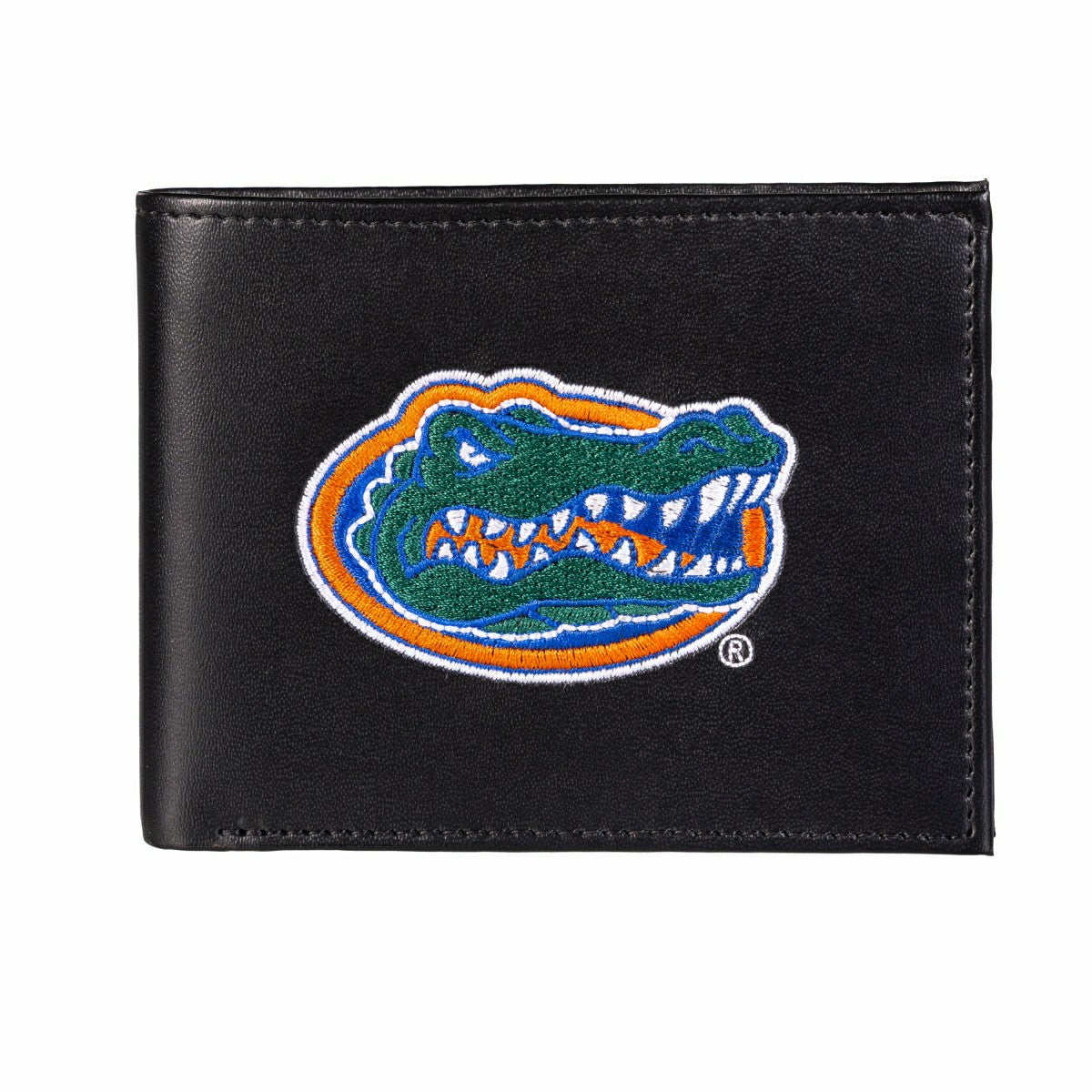 University of Florida Black Bi-Fold Embroidered Wallet w/ RFID Blocking, Collegiate, Home