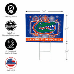 University of Florida Coroplast Yard Sign, Patriotic, Collegiate, Home