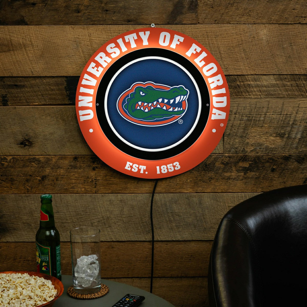 University of Florida, Metal Lite, Round, Collegiate