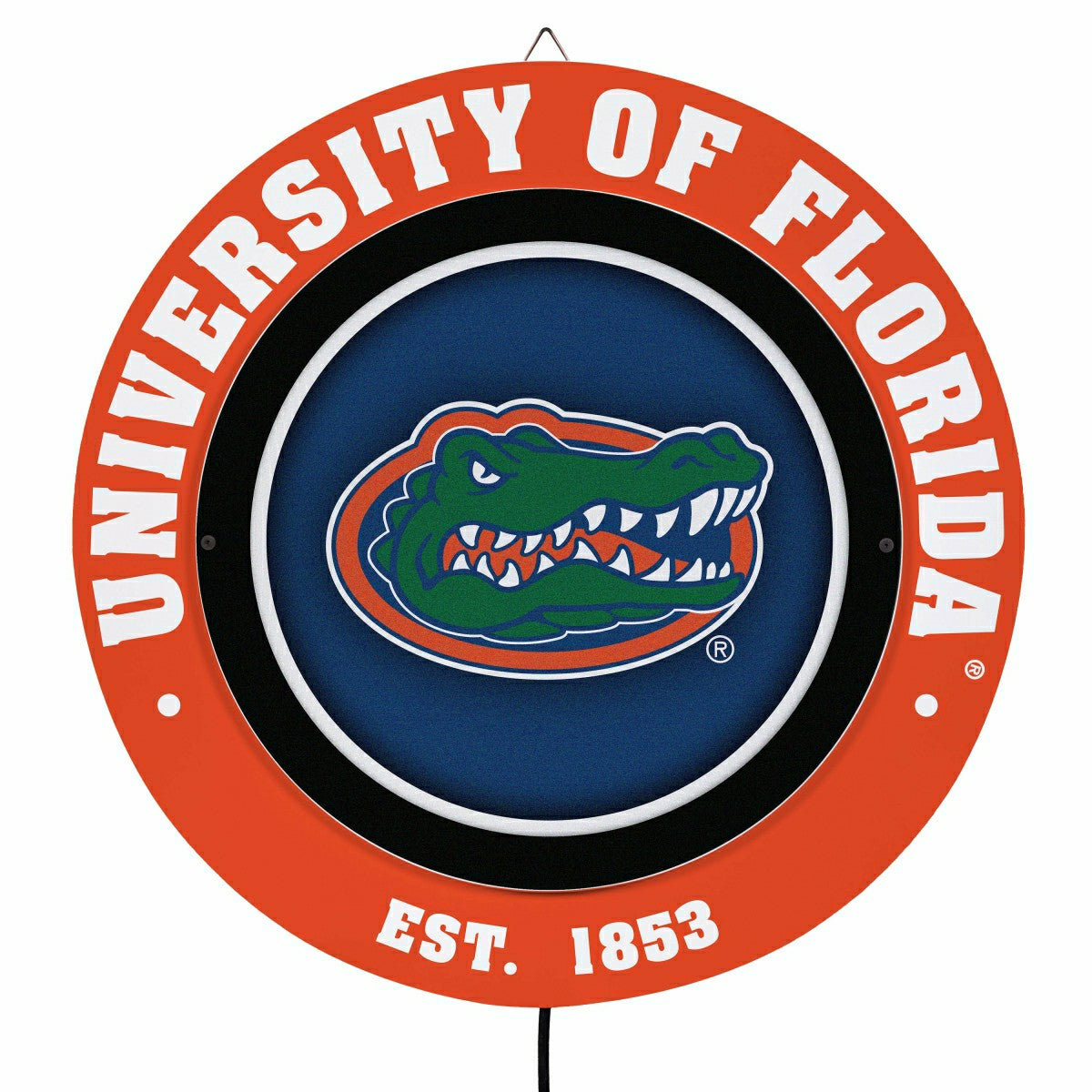 University of Florida, Metal Lite, Round, Collegiate