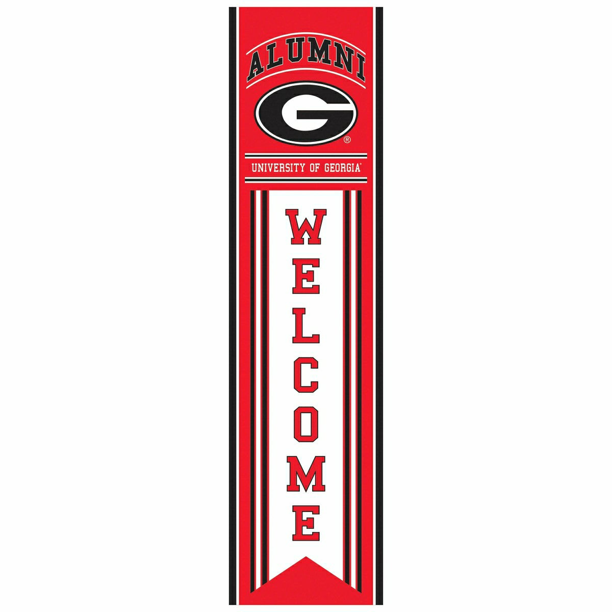 University of Georgia Alumni Single Sided Large Leaner, 46", Collegiate, Home