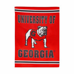 Embossed Suede Flag, GDN Size, University of Georgia, Alternate Bulldo, Collegiate, Home