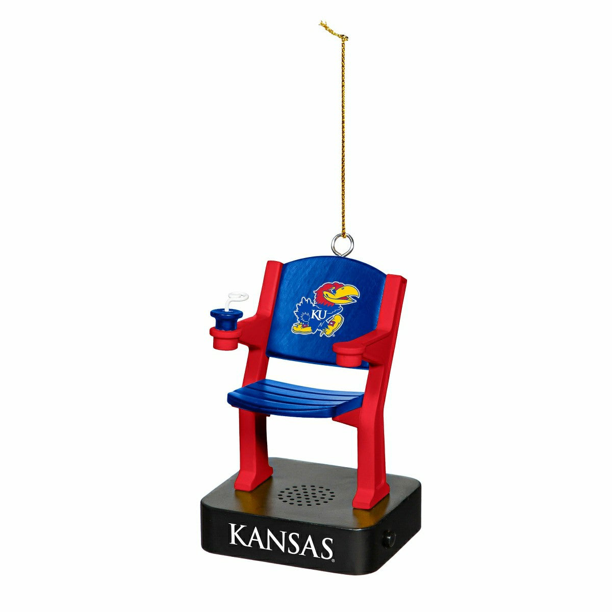 Stadium Seat Ornament, University of Kansas, Collegiate, Home