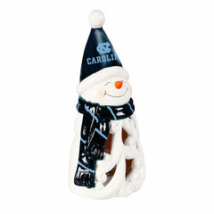 University of North Carolina Snowman LED Statuary, 8", Collegiate, Home